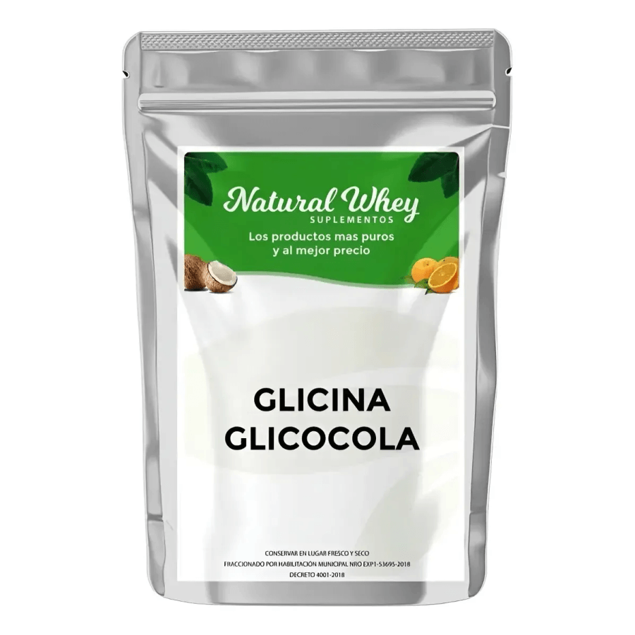Glicina Glicocola Pura 1kg Potencia Colágeno Natural Whey Sin Sabor