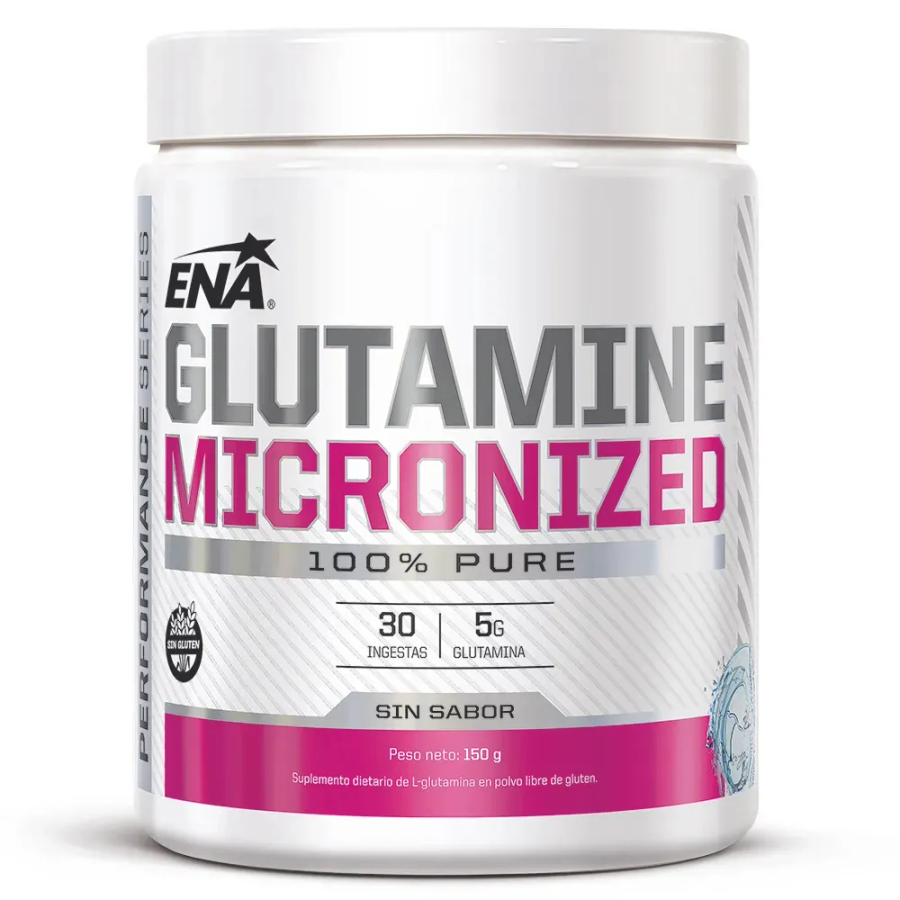 Glutamina (150 Grs) - Ena Sport Rápida Recuperación Sabor Neutro