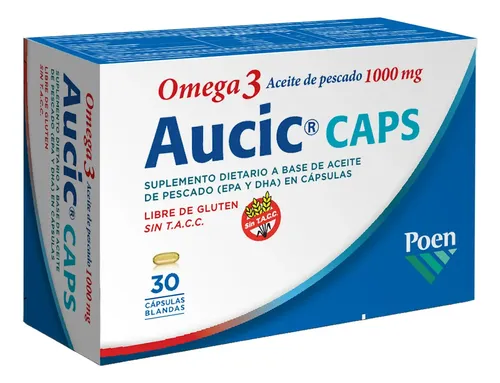 Omega 3 Aceite de Pescado Cáps Poen para Ojo Seco 30 Cápsulas