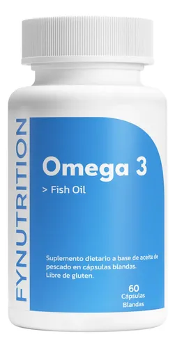 Omega 3 Fish Oil Fynutrition - Aceite De Pescado - 2000mg Sabor Sin sabor