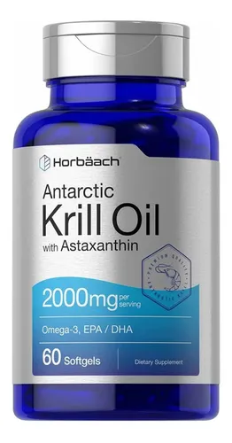 Omega 3 Krill Oil Horbaach 2000 mg 60 sofgels