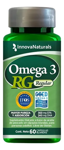 Omega 3 Regular Innovanaturals X 60 Caps Ifos Goed Sin Sabor