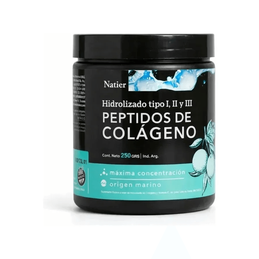 Peptido de Colágeno Hidrolizado Natier en Polvo para Articulaciones y Piel, 250 g