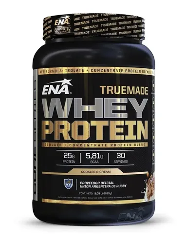 Proteina Whey Protein ENA Sport Truemade en polvo 2 lb sabor cookies &amp; cream