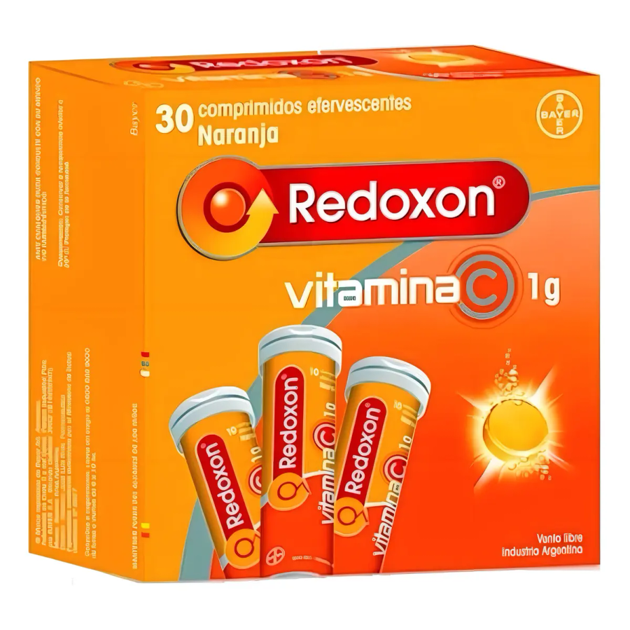 Suplemento en efervescentes Bayer Vitamina C de Redoxon sabor naranja x 30g