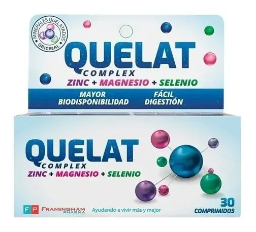 Suplemento Framingham Pharma Complex Minerales Quelat x 30 un - comprimidos