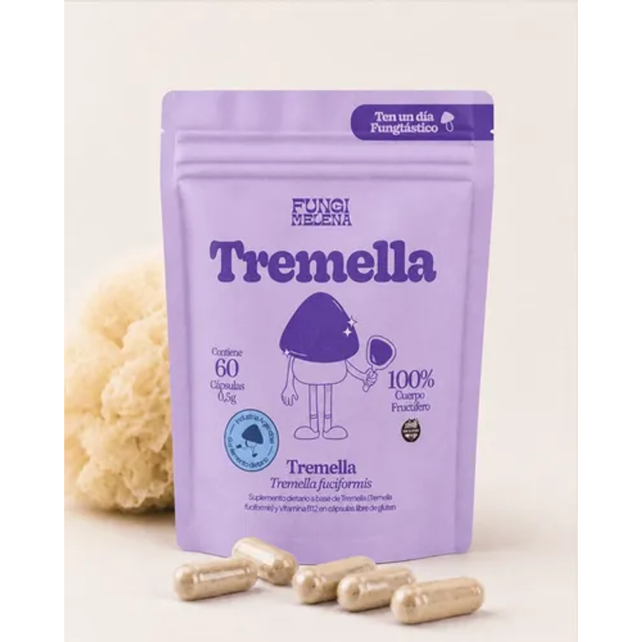 Tremella Fuciformis 500mg 60 Cápsulas - Fungi Melena