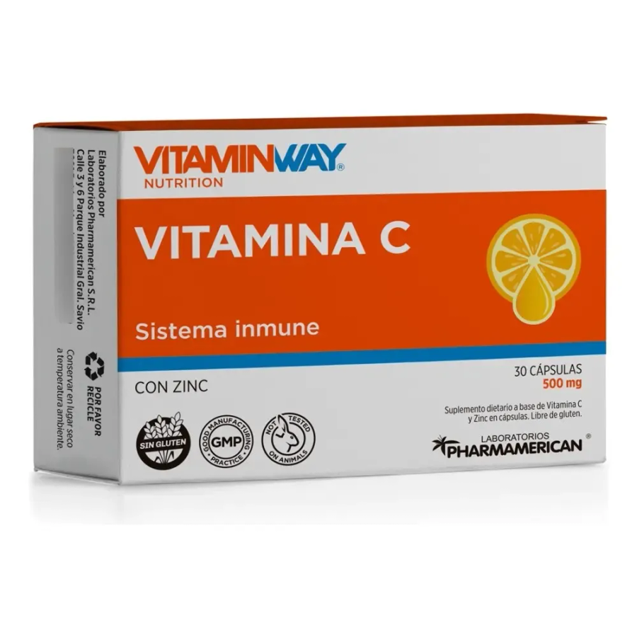 Vitamin Way Vitamina C Con Zinc X 30 Capsulas