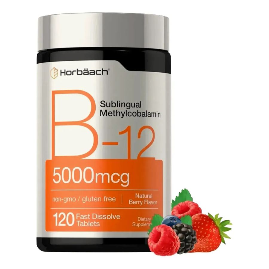Vitamina B12 5000 Mcg. Sublingual Metilcobalamina x 120 Tabletas