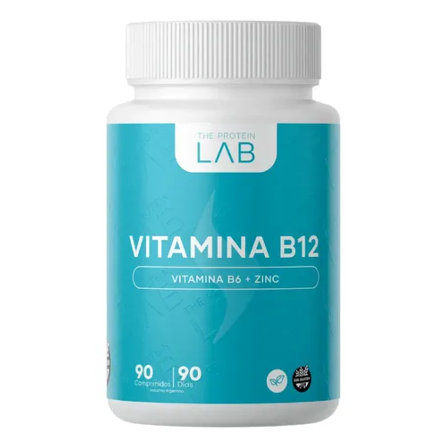 Vitamina B12 B6 Zinc 90 Comprimidos 3 Meses Energía Memoria The Protein Lab