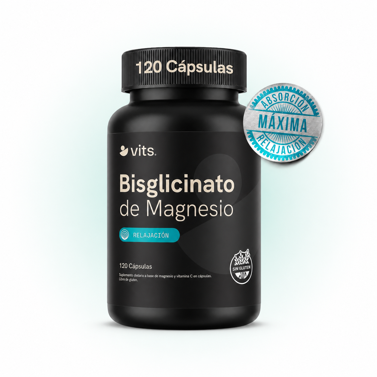 Bisglicinato de Magnesio VITS — 120 cápsulas